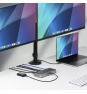 StarTech.com Docking Station USB4 USB-C Universal sin Controladores de 2 Monitores para macOS/Windows - con Carga de 100W para Portátiles y Red Ether