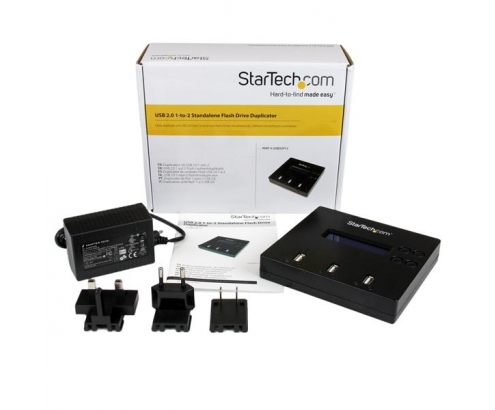 StarTech.com Duplicador y Borrador Autónomo 1:2 para Unidades de Disco Flash azul