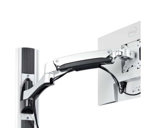 StarTech.com Estación de Trabajo Soporte de Pared para Monitor VESA de 27 Pulgadas (10kg) con Bracket para CPU / Ordenador y Bandeja para Teclado y R