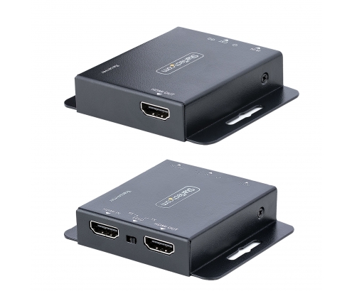 StarTech.com Extensor HDMI por CAT5/CAT6, 4K de 30Hz, para 39m o 1080p para 70m, Alargador HDMI, Juego Transmisor y Receptor PoC HDMI, Infrarrojos - p
