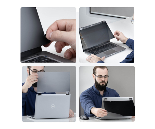 StarTech.com Filtro de Privacidad Táctil Brillante para Portátil 15.6in 16:9 - Protector de Pantalla - De Voltear - Transmitancia del 75% - Filtro A