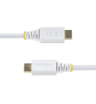 StarTech.com HDMI2-CABLE-4K60-6FW cable HDMI 1,8 m HDMI tipo A (Estándar) Blanco