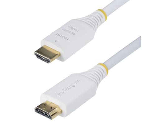 StarTech.com HDMI2-CABLE-4K60-6FW cable HDMI 1,8 m HDMI tipo A (Estándar) Blanco