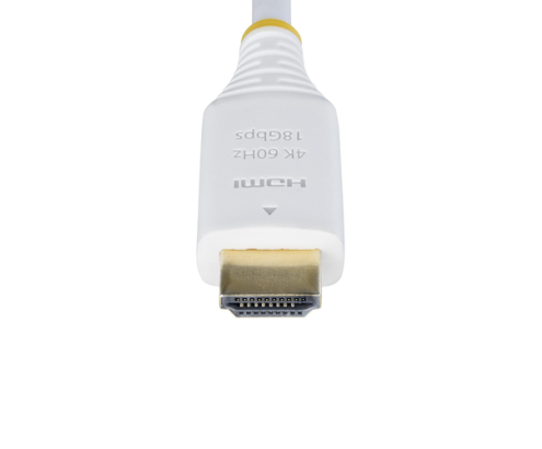 StarTech.com HDMI2-CABLE-4K60-6FW cable HDMI 1,8 m HDMI tipo A (Estándar) Blanco