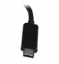 StarTech.com Hub Concentrador USB 3.0 de 4 Puertos con PD Entrega de Potencia - Adaptador USB-C a 4x USB-A - Negro