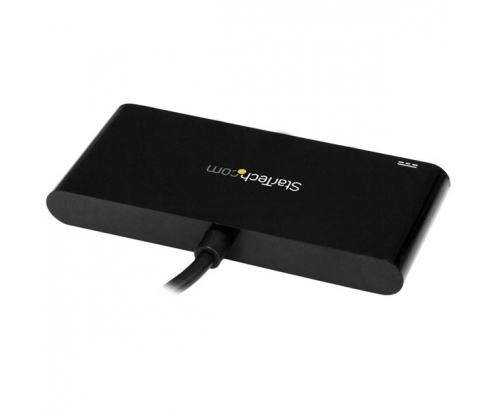 StarTech.com Hub Concentrador USB 3.0 de 4 Puertos con PD Entrega de Potencia - Adaptador USB-C a 4x USB-A - Negro