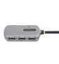 StarTech.com Hub Extensor USB - Concentrador USB con Cable de Extensión de 24m - Cable Alargador USB con Ladrón USB - Repetidor USB Activo o Aliment