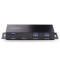 StarTech.com Hub Industrial de 7 Puertos USB de 10Gbps USB-A y USB-C - con Adaptador de Alimentación - Montable - Ladrón USB de 5 Puertos USB-A y 2 