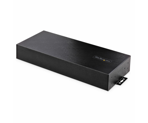 StarTech.com Hub Ladrón Industrial de Metal USB 3.0 5Gbps de 16 Puertos - de Montaje - Alimentación por Bloque de Terminales - Protección ESD - Car