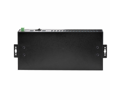 StarTech.com Hub Ladrón Industrial de Metal USB 3.0 5Gbps de 16 Puertos - de Montaje - Alimentación por Bloque de Terminales - Protección ESD - Car