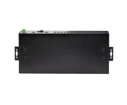 StarTech.com Hub Ladrón USB 3.0 5Gb de 16 Puertos Industrial - Metal - Montaje en Rack/Superficie/DIN - Carga Compartida USB 120W - ESD - Bloque de T
