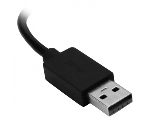 StarTech.com Hub Ladrón USB 3.0 de 4 Puertos - Concentrador de 3 Puertos USB-A y 1 Puerto USB-C - Incluye Adaptador de Alimentación Negro