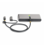 StarTech.com Hub Ladrón USB-C de 2 Puertos USB-A de 5Gbps con Red RJ45 Ethernet Gigabit y Puerto Serie DB9 RS232 FTDI - Concentrador USB - Entrega de