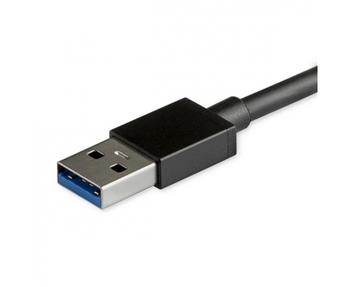 StarTech.com Hub USB 3.0 de 4 Puertos - Ladrón USB de 4 Puertos USB-A con Interruptores Individuales de Encendido/Apagado Negro 