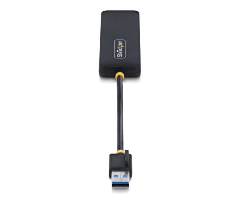 StarTech.com Hub USB-A de 4 Puertos - Ladrón USB de 4 Puertos - Alimentado por el Bus - USB 3.0 de 5Gbps - Hub Portátil para Viajes - Protección de