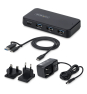 StarTech.com Hub USB-C y Tipo A de 4 Puertos - Ladrón USB de 5Gbps - Autoalimentado - Con Cable Host Tipo C y USB-A - 1x USB-C y 3x USB-A (1x BC 1.2)