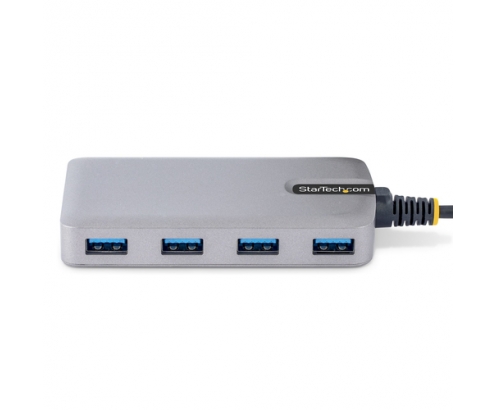 StarTech.com Hub USB de 4 Puertos - USB 3.0 de 5Gbps - Alimentado por el Bus - Concentrador de 4 Puertos USB-A con Alimentación Opcional - Ladrón US