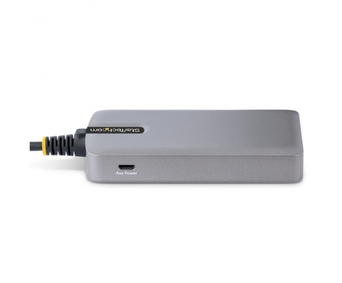StarTech.com Hub USB de 4 Puertos - USB 3.0 de 5Gbps - Alimentado por el Bus - Concentrador de 4 Puertos USB-A con Alimentación Opcional - Ladrón US