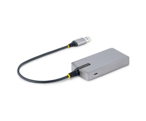 StarTech.com Hub USB de 4 Puertos - USB 3.0 de 5Gbps - Alimentado por el Bus - Concentrador de 4 Puertos USB-A con Alimentación Opcional - Ladrón US