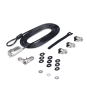 StarTech.com Juego de Candado para Ordenador de Sobremesa o Portátil y Periféricos - Cable de 3m de Acero - Candado Antirrobo - K-Slot - para 3 Disp