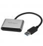 StarTech.com Lector/Grabador USB 3.0 de Tarjetas de Memoria Flash CFast 2.0 - negro plata 