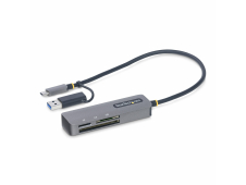 StarTech.com Lector USB 3.0 de Tarjetas de Memoria Flash SD CompactFla...