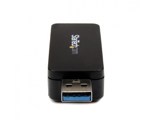 StarTech.com Lector USB 3.0 Super Speed Compacto de Tarjetas de Memoria Flash SD MicroSD MS para PC Mac