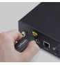 StarTech.com Llave de Bloqueo USB-A - 4 Tapones Antipolvo USB-A con Pestillo - Protectores Guardapolvos de Puerto USB a Presión - Reutilizables