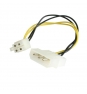 StarTech.com LP4P4ADAP cable de alimentación interna Molex 4 pin ATX 4 pin