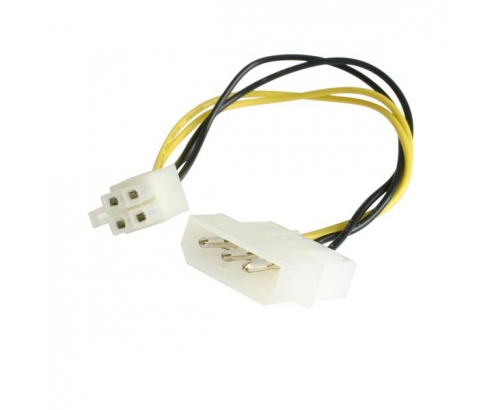 StarTech.com LP4P4ADAP cable de alimentación interna Molex 4 pin ATX 4 pin