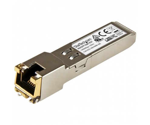 StarTech.com Módulo SFP Compatible con Cisco Meraki MA-SFP-1GB-TX -Transceptor de Cobre RJ45 100BASE-TX - MASFP1GBTXST
