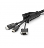 StarTech.com Manga de 2,5m en Espiral para Gestión de Cableado con Diámetro de 45mm negro 