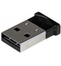 StarTech.com Micro Adaptador USB 2.0 Externo Bluetooth 4.0 EDR para Ordenador de Sobremesa o Portátil negro