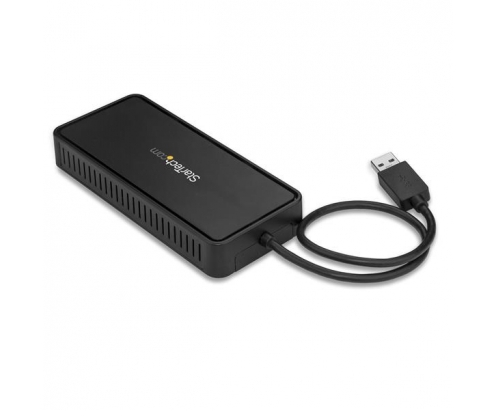 StarTech.com Mini Dock USB 3.1 a DisplayPort Doble con LAN GbE - 4K Doble de 60Hz negro