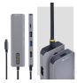 StarTech.com Mini Dock USB-C A HDMI - Adaptador Multipuertos Tipo C - PD de 140W - 4K 60Hz - Hub USB 10Gbps - Para MacBook / Dell / ThinkPad / HP
