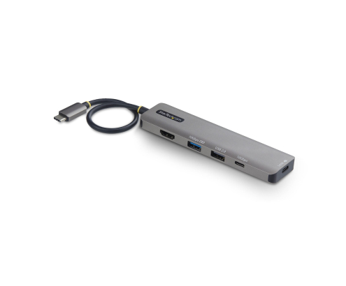 StarTech.com Mini Dock USB-C A HDMI - Adaptador Multipuertos Tipo C - PD de 140W - 4K 60Hz - Hub USB 10Gbps - Para MacBook / Dell / ThinkPad / HP
