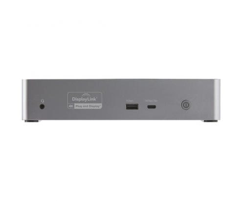 StarTech.com Mini Docking Station USB-C - Replicador de Puertos para 4 Monitores DisplayPort y HDMI 4K 60Hz - con PD de 100W - Hub Ladrón USB con 3x 