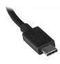 StarTech.com MSTCDP122DP Adaptador gráfico USB tipo C a DISPLAYPORT 3840 x 2160 Pixeles Negro