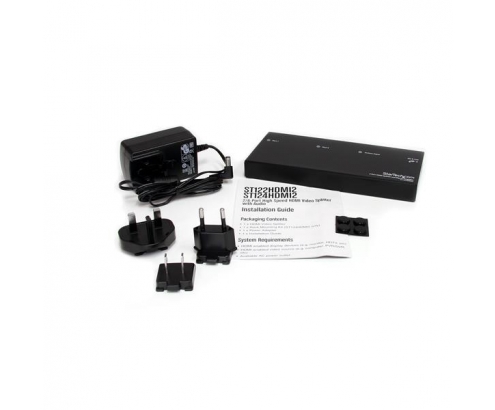 StarTech.com Multiplicador HDMI de 2 puertos y amplificador de señal - Splitter - 1920x1200 -1080p