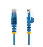 StarTech.com N6PAT25CMBLS cable de red Azul 0,25 m Cat6 U/UTP (UTP)