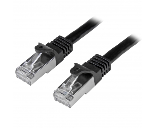StarTech.com N6SPAT1MBK cable de red 1 m Cat6 SF/UTP (S-FTP) Negro