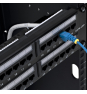 StarTech.com Panel de Parcheo 2U de 48 Puertos Cat6 RJ45 de Montaje en Rack de Servidores - UTP -Tipo 110 Punch Down - Panel de Parcheo para Rack de S