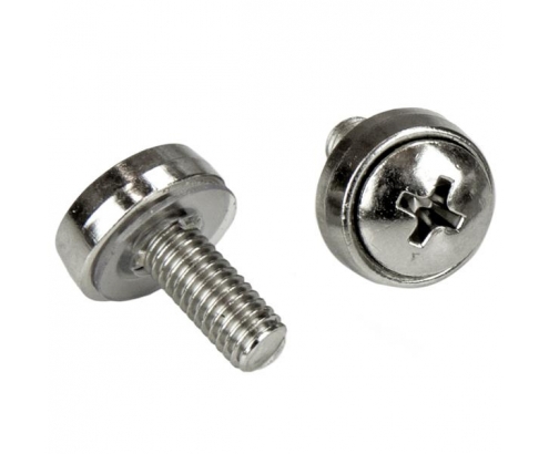 StarTech.com Paquete de 20 Tornillos M5 de 12mm y Tuercas Jaula para Armarios Rack - con Herramienta de Instalación