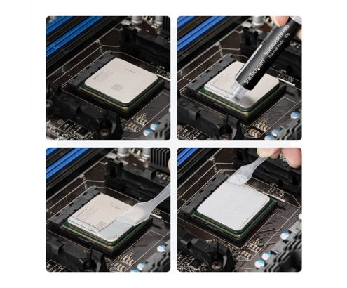 StarTech.com Pasta Térmica de Silicona de Alto Rendimiento para Procesadores - Compuesto Térmico para CPU - Conductividad 14,5 W/m·K - Grasa Compue