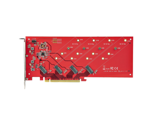 StarTech.com QUAD-M2-PCIE-CARD-B tarjeta y adaptador de interfaz Interno M.2
