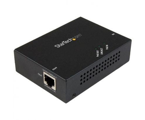 StarTech.com Repetidor de red Gigabit PoE+ Extender - 802.3at/af - 100m