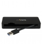 StarTech.com Replicador de Puertos USB 3.1 de Viajes con HDMI o VGA - Docking Station para Portatil - Negro - USB3SMDOCKHV 
