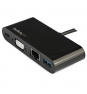 StarTech.com Replicador de Puertos USB-C para Portátiles - Docking Station USB Tipo C VGA GbE con Puerto USB 3.0 - Win Mac Chrome