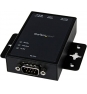 StarTech.com Servidor de Dispositivos IP de 1 Puerto Serie RS232 - Convertidor Serial Ethernet RJ45 Montaje DIN NEGRO 