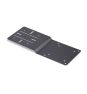StarTech.com Soporte Bracket de Montaje VESA Compatible con 75x75/100x100 para NUC/Thin Client/Docking Stations - Soporte VESA para Mini PC